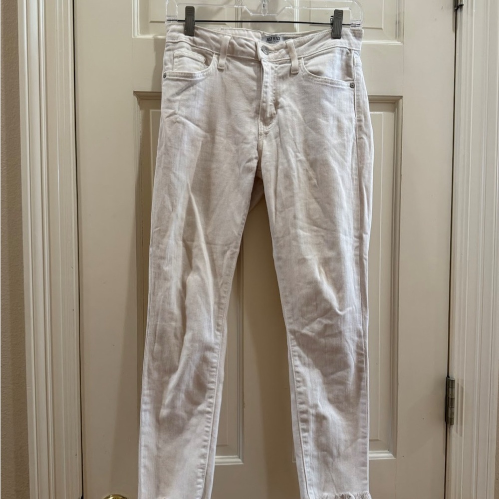 Just Black Cream Denim Jeans